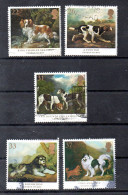 UK, GB, Great Britain, Used, 1991, Michel 1305 - 1309, Fauna, Dogs - Usati