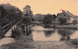 Tellin -  RESTEIGNE-sur-LESSE - La Passerelle Sur La Rivière Et Le Vieux Moulin - Tellin