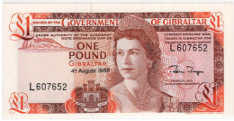 Gibraltar, QEII, £1 Pound Banknote - Gibilterra