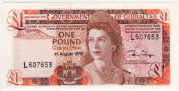 Gibraltar, QEII, £1 Pound Banknote - Gibilterra