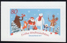 3505 Weihnachten Mit Freunden, Selbstklebend Aus FB 95, ** - Neufs
