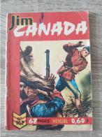 BD Ancienne JIM CANADA N° 142 Imperia 1970 - Autres & Non Classés