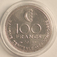 COMOROS - 100 Francs 2013, KM# 18b, FAO (#9141) - Comorre