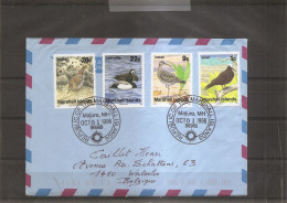 Marshall - Oiseaux ( Lettre De 1996 De Majuro Vers La Belgique à Voir ) - Marshallinseln