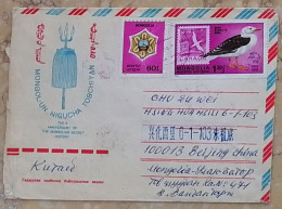 Mogolia Postal Used Cover To China 1991 - Mongolia