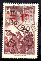 489 - 1F Sur 2F15 Mineurs - Varièté "surcharge Déplacée - 2F15 Non Barré" - Oblitéré - Très Beau - Used Stamps