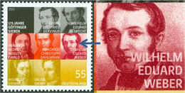 WEBER, E.W. - Germany 2012 Michel # 2962 ** MNH - Physicist, Physics, Wb - Fisica