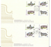 Hong Kong 1995 Rural Heritage 3 FDC's With Different Cancellation Sg 802/5 - FDC