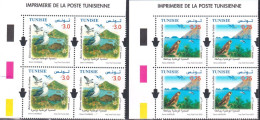 2025 /Tunisie /Euromed Postal /Réserves Naturelles Méditerranéennes :Faune & Flore/en Bloc De 4 - 8V/  MNH****** - Eagles & Birds Of Prey