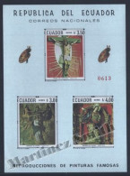 Ecuador 1968 Airmail Yvert ?, Art, Religious Paintings - Imerforated Sheetlet - MNH - Ecuador
