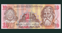 # # # Banknote Aus Honduras 10 Lempiras 2003 (P-86) UNC # # # - Honduras