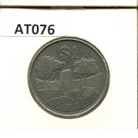 1 DOLLAR 1980 ZIMBABWE Pièce #AT076.F.A - Zimbabwe