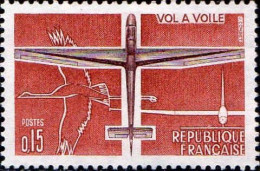 France Poste N* Yv:1340 Mi:1394 Vol à Voile (défaut Gomme) - Flugzeuge