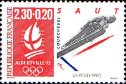 France Poste N** Yv:2674 Mi:2813 Albertville 92 Saut Courchevel - Ski