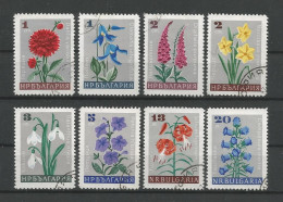 Delcampe - Bulgaria 1967 Flowers Y.T. 1475/1482 (0) - Gebruikt