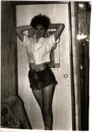 (6646-350) - Old Original 13x9 Vintage Home Photo Erotic Woman Young Lady 1980s USSR Russia - Pin-Ups