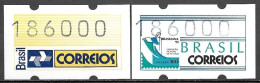 Brasil 1993 Brasiliana 93 Semi-Autómato Comemorativo Cristo Redentor E Definitivo (Logonarca ECT) RHM SE 04 E 05 - Ongebruikt