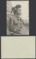 West Africa Senegal Old Postcard Femme Foulah Fula Fulani Native Woman Girl Lady - Unclassified