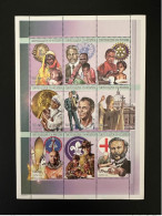 Guinée Guinea 1998 / 1999 Mi. 2213 - 2221 Pape Jean Paul II Papst Johannes Pope John Teresa Lions Rotary Nobel Dunant - Mutter Teresa