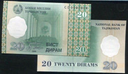 Tajikistan P12,20-DIRM,1999  UNC - Tadjikistan