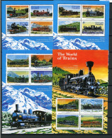 Grenada/Grenadinen Kleinbogen 2860-2875 Postfrisch Eisenbahn #IJ077 - Anguilla (1968-...)