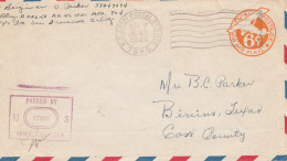 New Guinea 1944: US Army Postal Service, Censor To Cass County - Indonésie