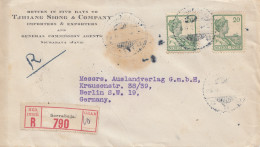 Ned. Indie 1921: Registered Soerabaja To Berlin - Indonésie