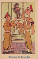 Delcampe - BRUXELLES  MANNEKEN PIS . HUMOUR SOUVENIR DE BRUXELLES - Monumenti, Edifici