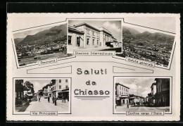 AK Chiasso, Stazione Internazionale, Confine Verso L`Italia - Chiasso
