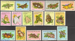 Cocos Islands 1982 Definitives, Butterflies 16v, Mint NH, Nature - Butterflies - Kokosinseln (Keeling Islands)