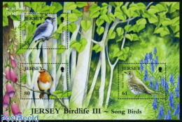 Jersey 2009 Song Birds S/s, Mint NH, Nature - Birds - Jersey