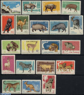 Cuba 1964 Zoo Animals 20v, Mint NH, Nature - Animals (others & Mixed) - Bears - Camels - Cat Family - Deer - Elephants.. - Unused Stamps