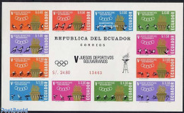 Ecuador 1965 Bolivian Games S/s, Mint NH, Sport - Sport (other And Mixed) - Ecuador