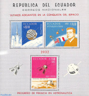 Ecuador 1966 Space Co-operation S/s, Mint NH, History - Transport - American Presidents - Space Exploration - Ecuador