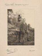 Original Fotografie Von Ihm Und Seinem Sohn Erbprinz Franz Joseph Von Thurn Und Taxis, Jeweils In Bergkleidung - Other & Unclassified