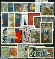 Cuba 1967 Salon De Mayo 25v, Mint NH, Art - Hundertwasser - Modern Art (1850-present) - Pablo Picasso - Paintings - Unused Stamps