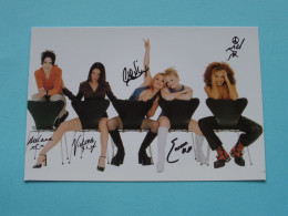 SPICE GIRLS ( Edit. : Foto ) Zie / Voir SCANS ( Blanco Rug ) ! - Singers & Musicians