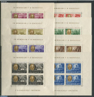 Hungary 1947 President Roosevelt 8 M/s, Mint NH, History - Transport - American Presidents - Aircraft & Aviation - Ungebraucht