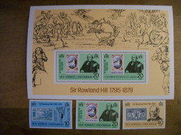NOUVELLES HEBRIDES N Yvert 553 A 555 + BLOC1 LUXE Annee 1978 - Unused Stamps