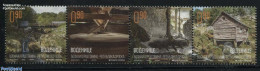 Bosnia Herzegovina - Serbian Adm. 2015 Water Mills 4v [:::], Mint NH, Various - Mills (Wind & Water) - Windmills