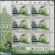 Vatican 2016 Europa, Think Green M/s, Mint NH, History - Nature - Science - Sport - Various - Europa (cept) - Birds - .. - Unused Stamps