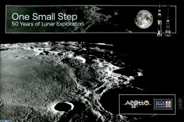 Isle Of Man 2019 50 Years Moonlanding Prestige Booklet, Mint NH, Transport - Space Exploration - Man (Insel)