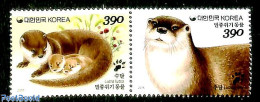 Korea, South 2016 Endangered Animals 2v [:], Mint NH, Nature - Animals (others & Mixed) - Wild Mammals - Korea (Zuid)