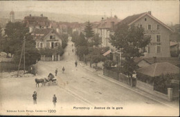 Porrentruy Avenue De La Gare Kutsche - Sonstige & Ohne Zuordnung