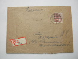 1948 , Einschreiben Aus HILDESHEIM Mit Ankunftstempel - Briefe U. Dokumente