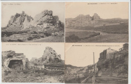 4 ANTICHE CARTOLINE DI Les Baux-de-Provence - Bouches-du-Rhône - FORMATO PICCOLO - Les-Baux-de-Provence