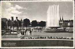Luzern LU Bahnhofplatz Wagenbachbrunnen - Sonstige & Ohne Zuordnung