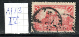 A113 IV  Used/gest.  (ty342) - Errors & Oddities
