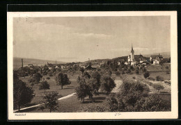 AK Hochdorf, Panorama Des Ortes Mit Landstrasse - Hochdorf