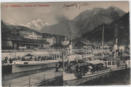Interlaken - Station Am Thunersee (nr 647) (niet Gelopen Kaart) - Interlaken